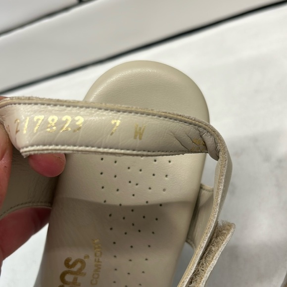 SAS Suntimer Pearl Bone Women's Sandals 7WTripad Comfort Vacation - Picture 10 of 15